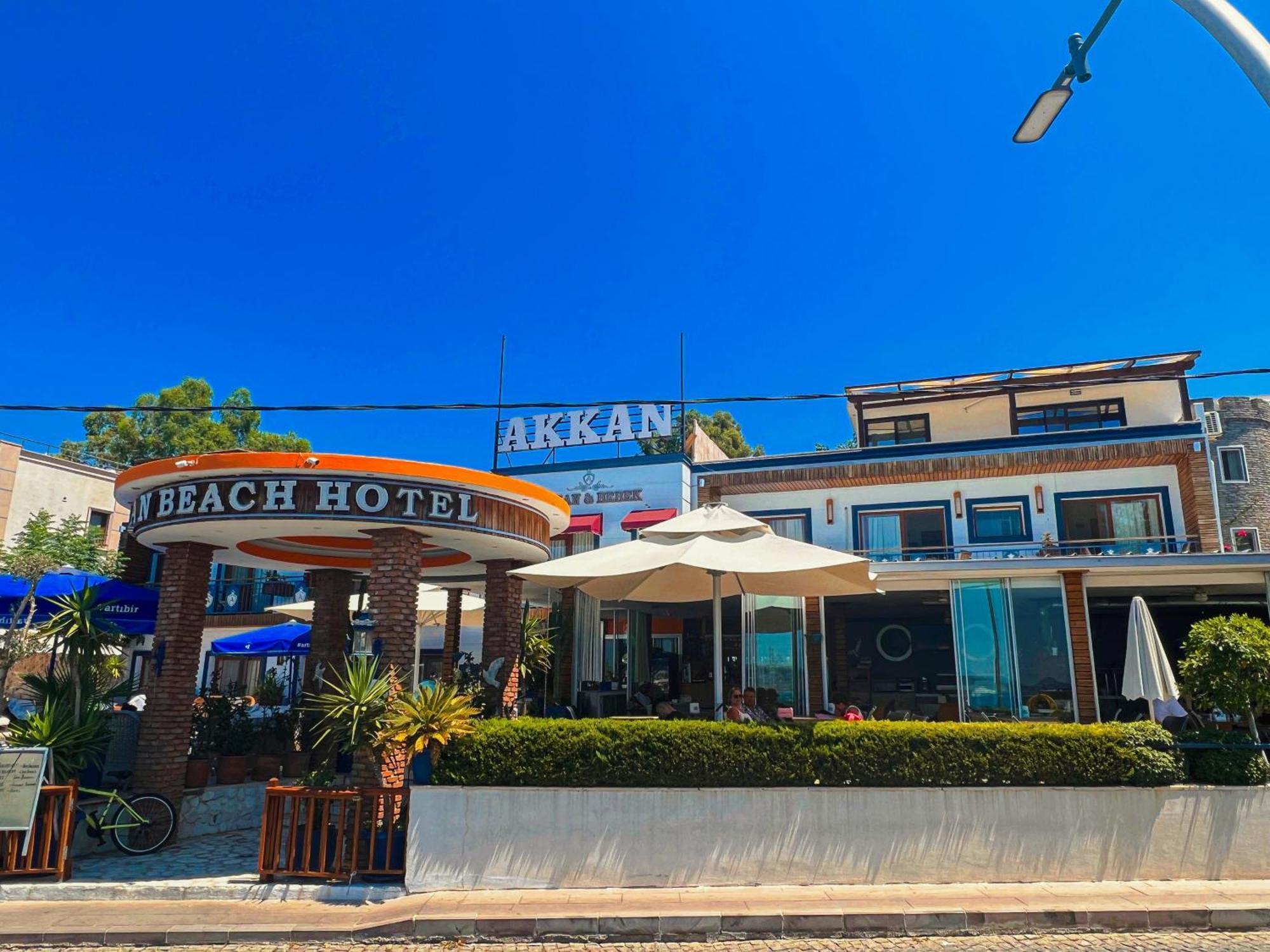 Akkan Beach Hotel Bodrum Exterior photo