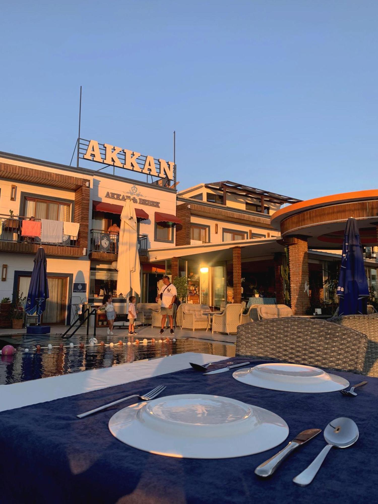 Akkan Beach Hotel Bodrum Exterior photo